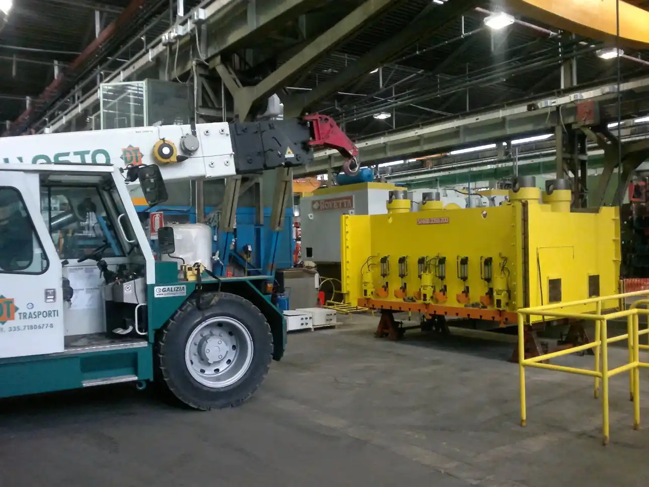 BRESCIA - Montaż prasy ROVETTA 600T