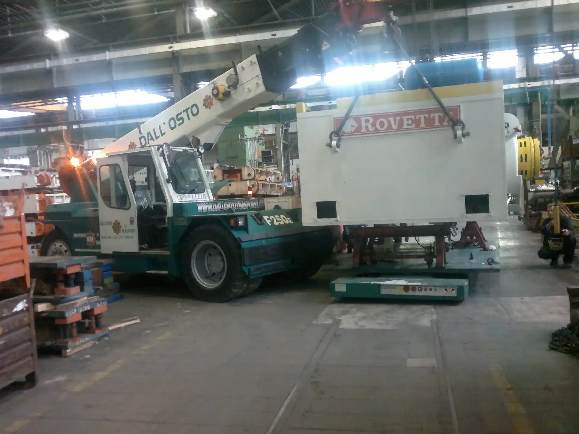 Montaż prasy ROVETTA 600T