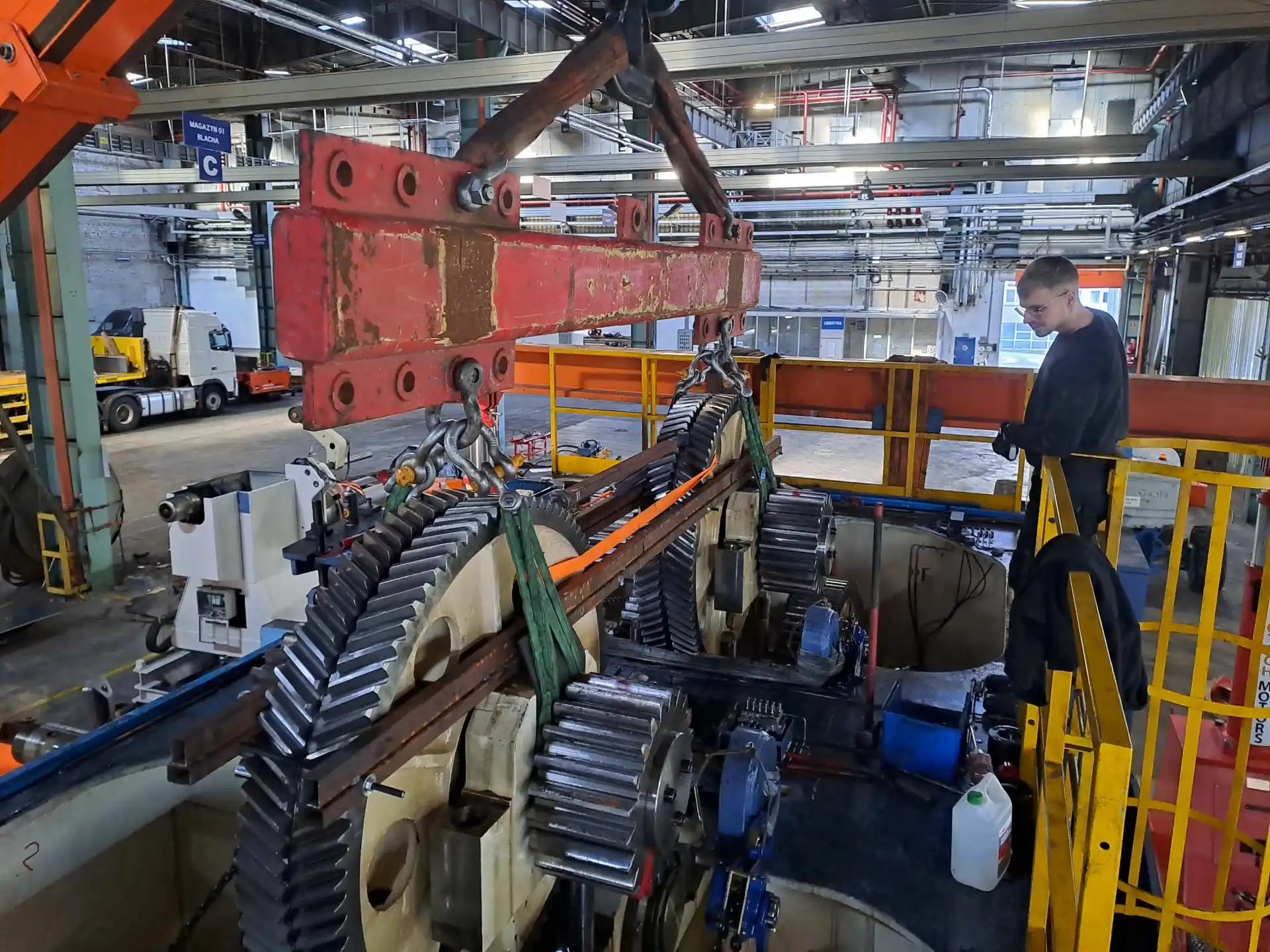 Relokacja prasy transferowej Rovetta 2500T