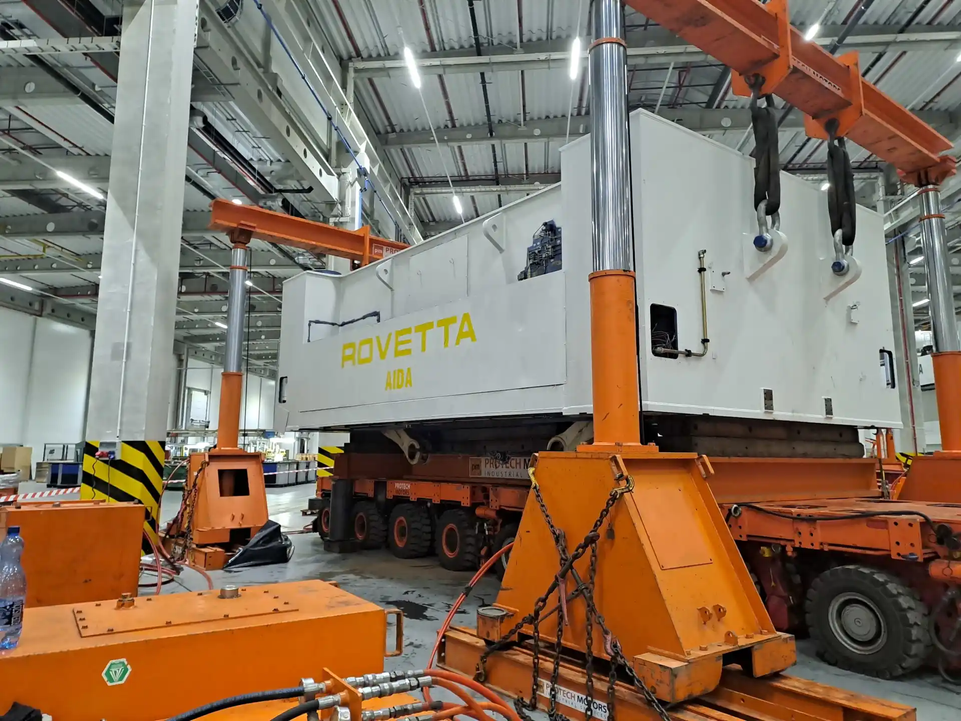 Relokacja prasy transferowej Rovetta 2500T